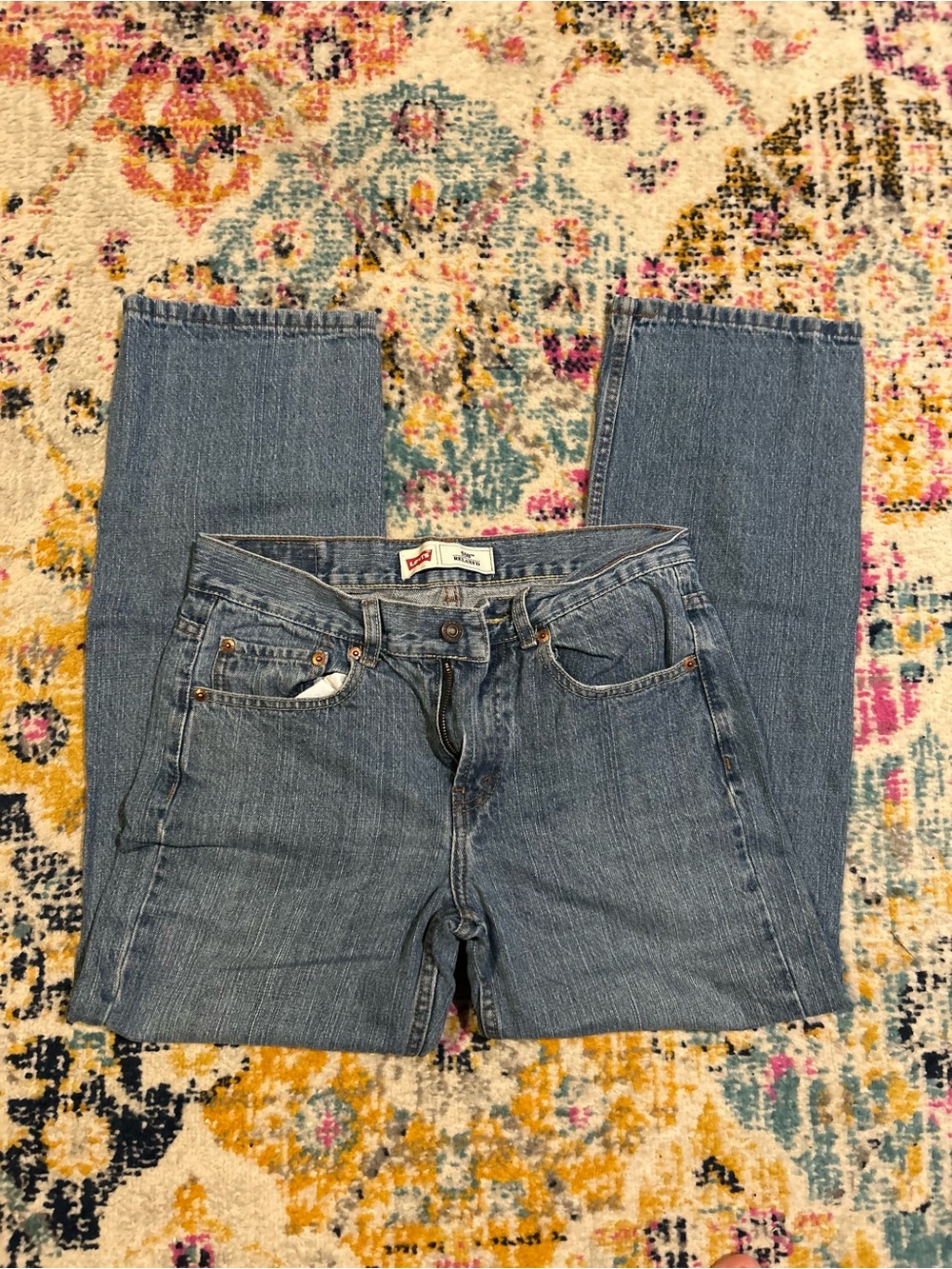 Levi's Boys Light Blue Straight Jeans